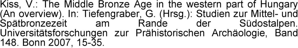 overview). In: Tiefengraber, G. (Hrsg.