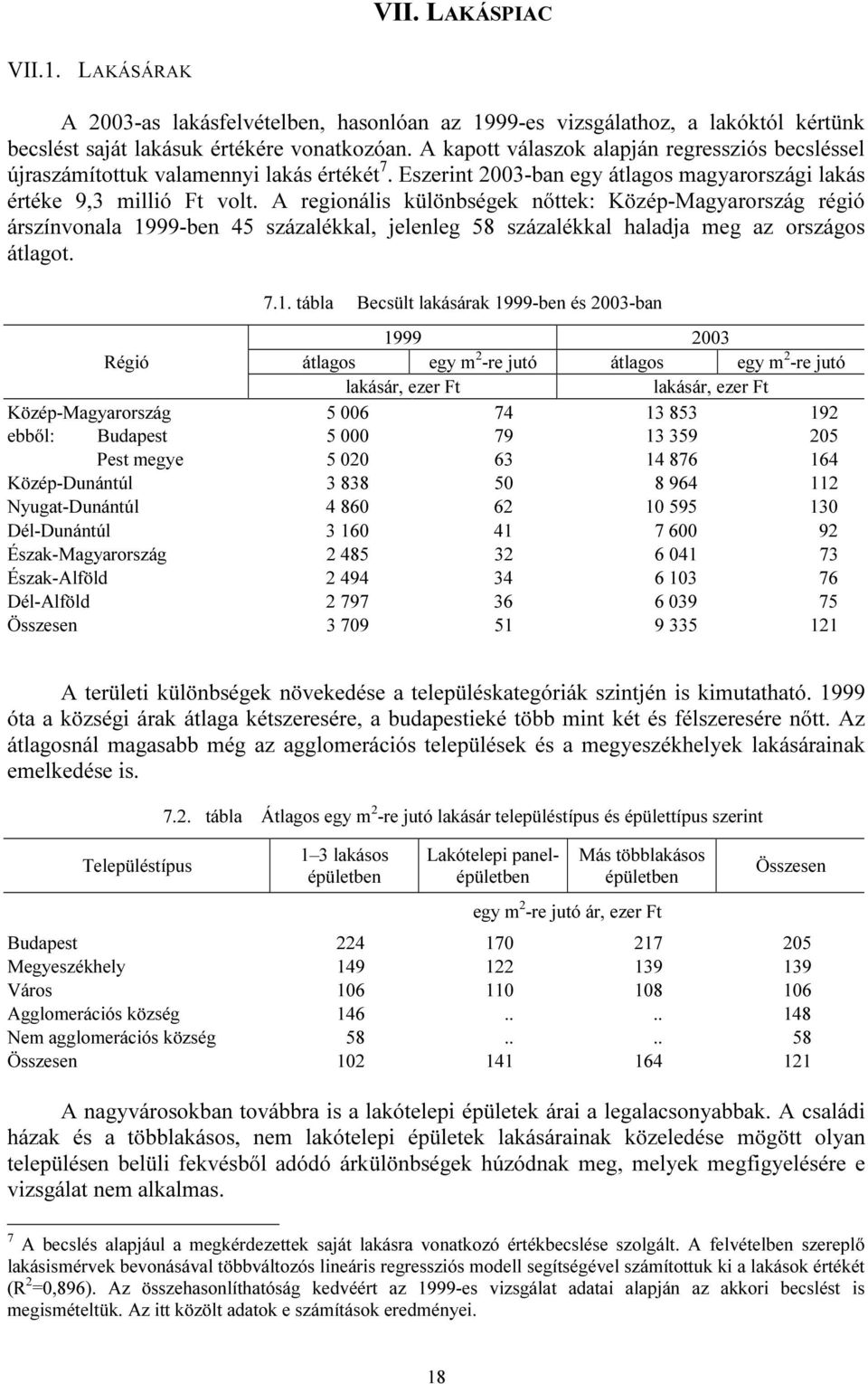 A regionális különbségek nőttek: Közép-Magyarország régió árszínvonala 19