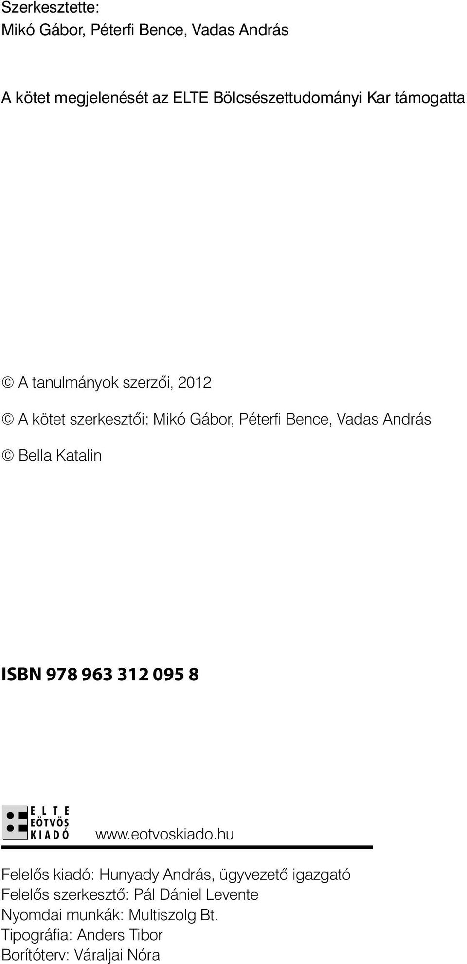 Katalin ISBN 978 963 312 095 8 www.eotvoskiado.