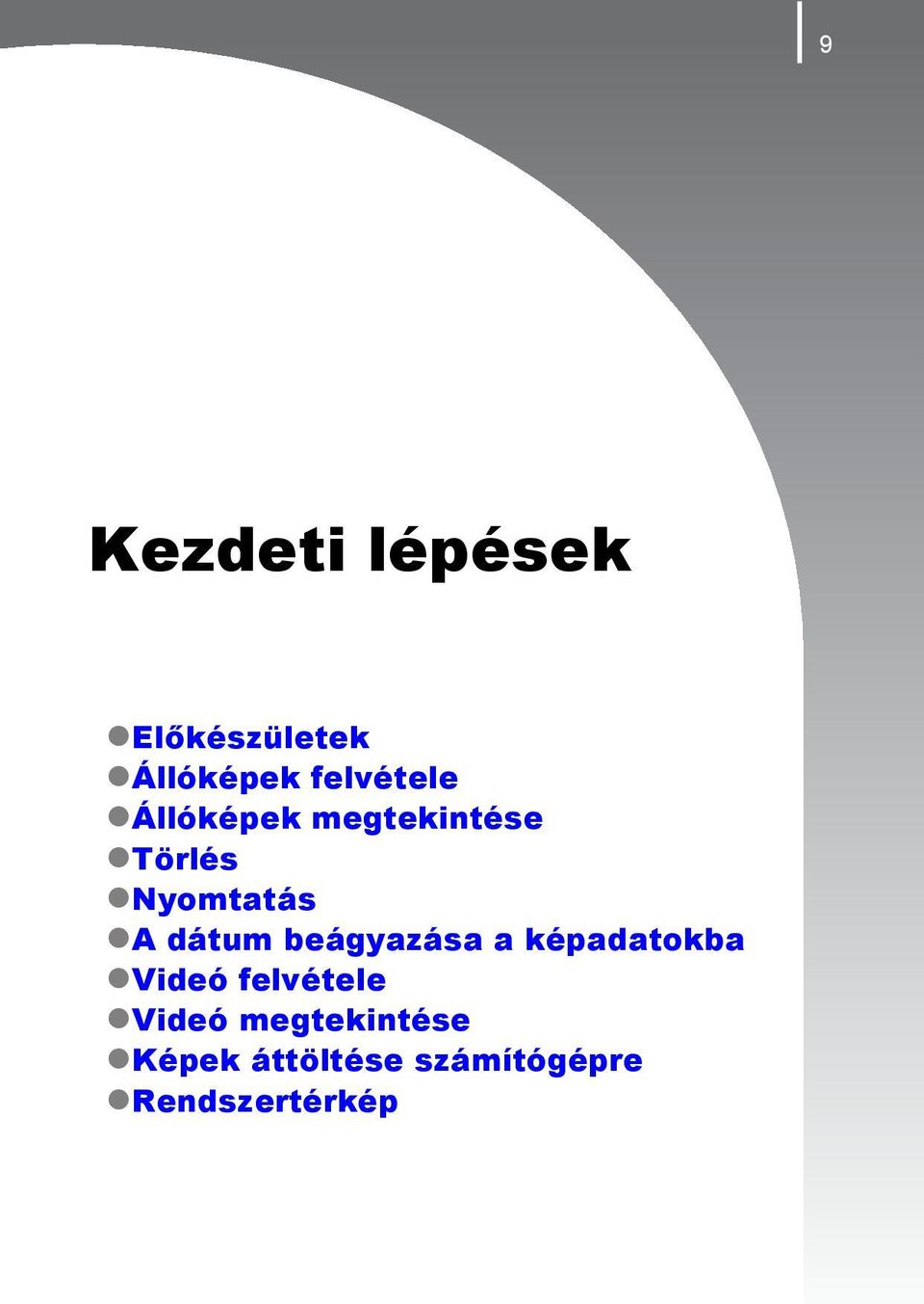 A dátum beágyazása a képadatokba Videó felvétele