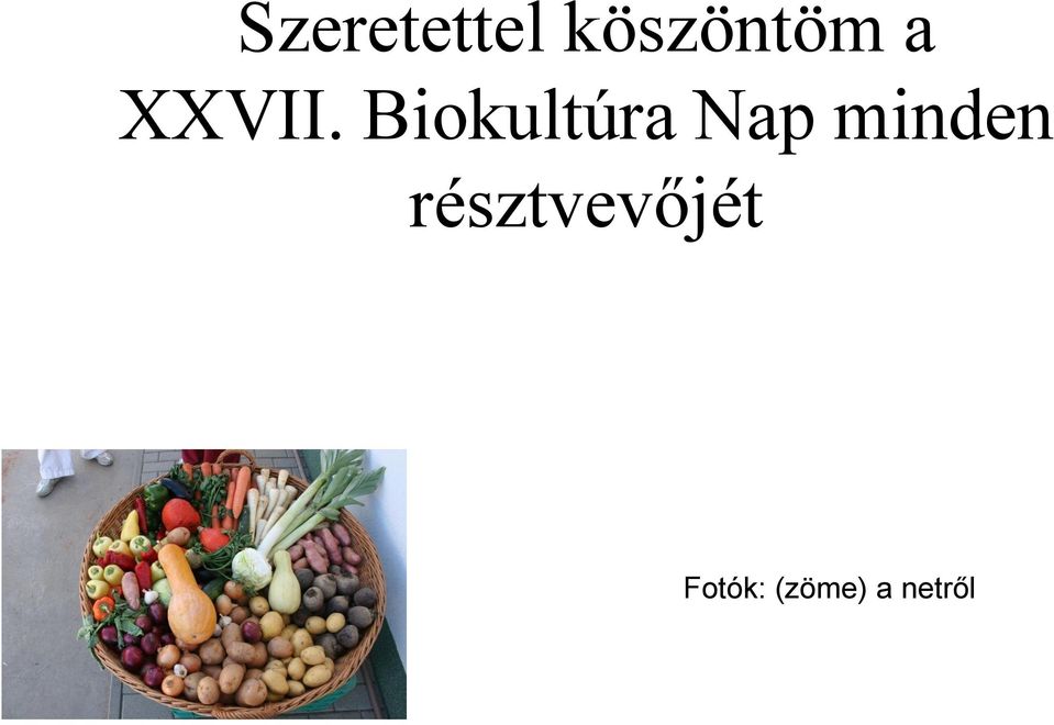 Biokultúra Nap minden