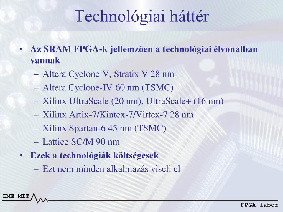 UltraScale+ (16 nm) Xilinx Artix-7/Kintex-7/Virtex-7 28 nm Xilinx Spartan-6 45 nm
