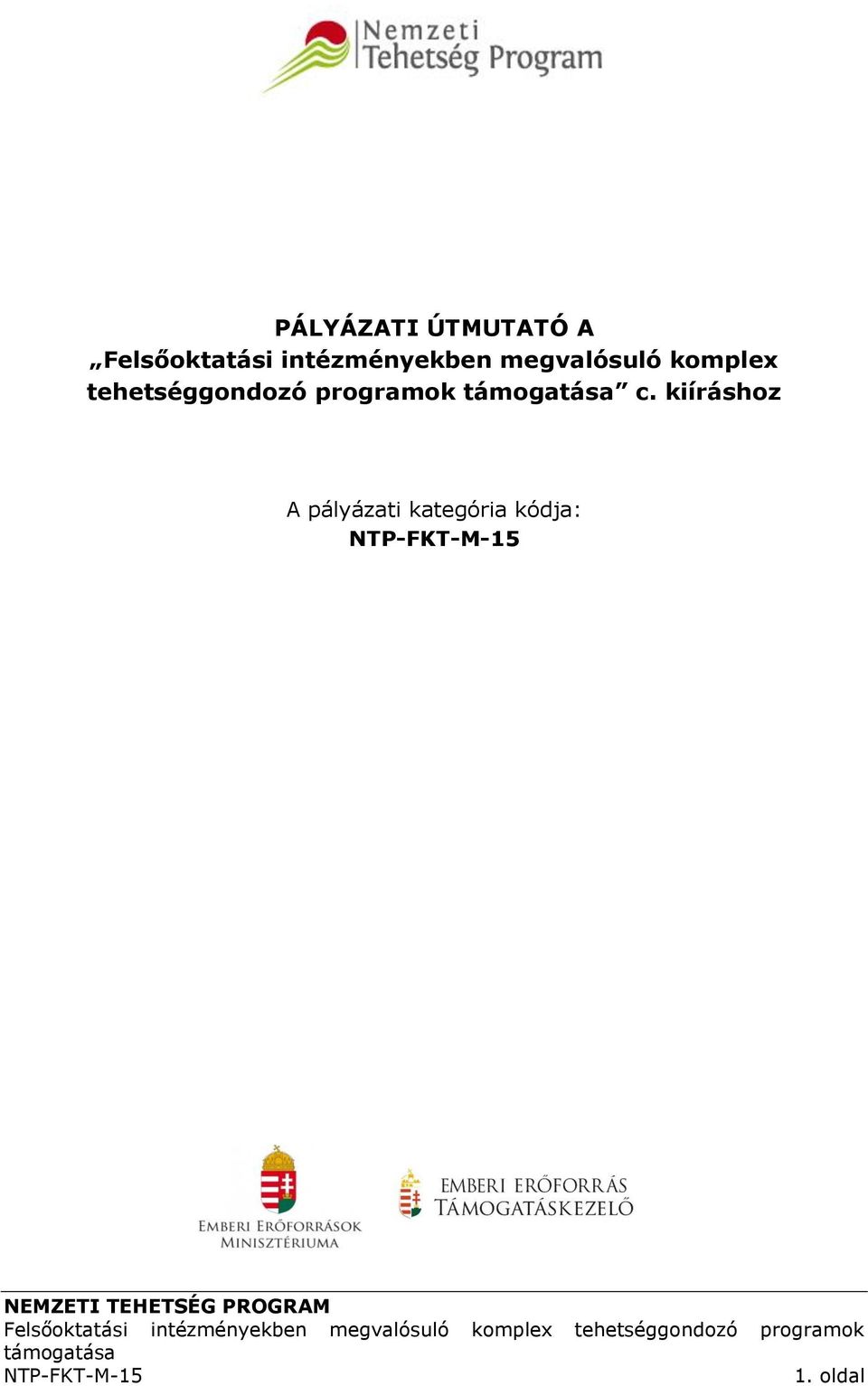 tehetséggondozó programok c.