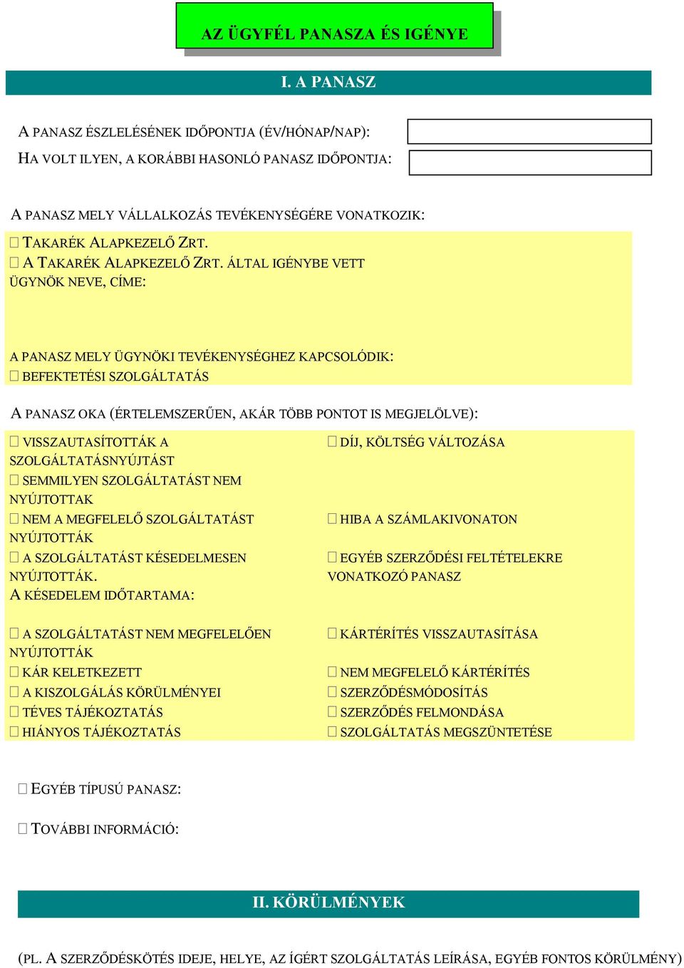 A TAKARÉK ALAPKEZELŐ ZRT.