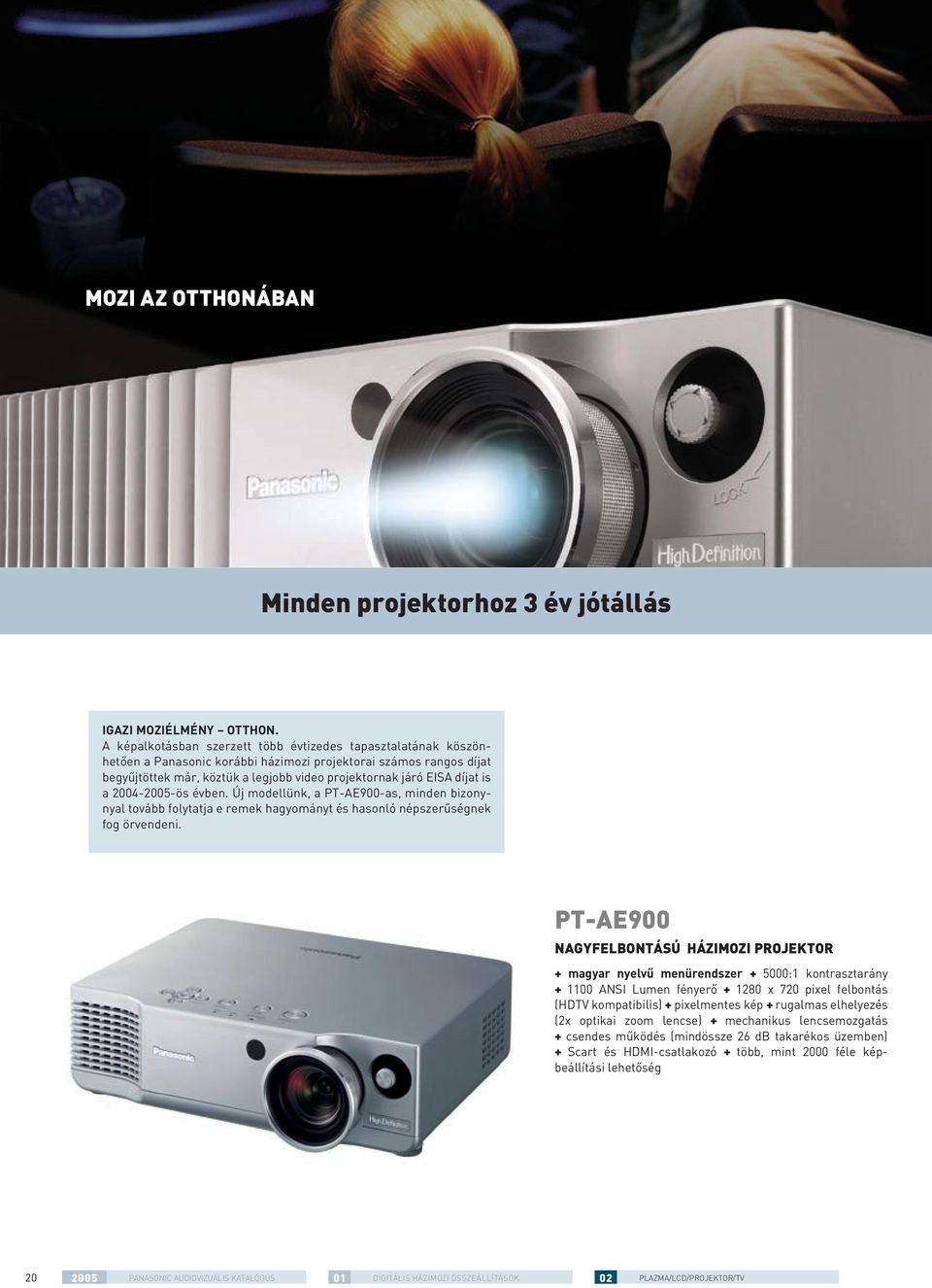 is a 2004-2005-ös évben. Új modellünk, a PT-AE900-as, minden bizonynyal tovább folytatja e remek hagyományt és hasonló népszerûségnek fog örvendeni.