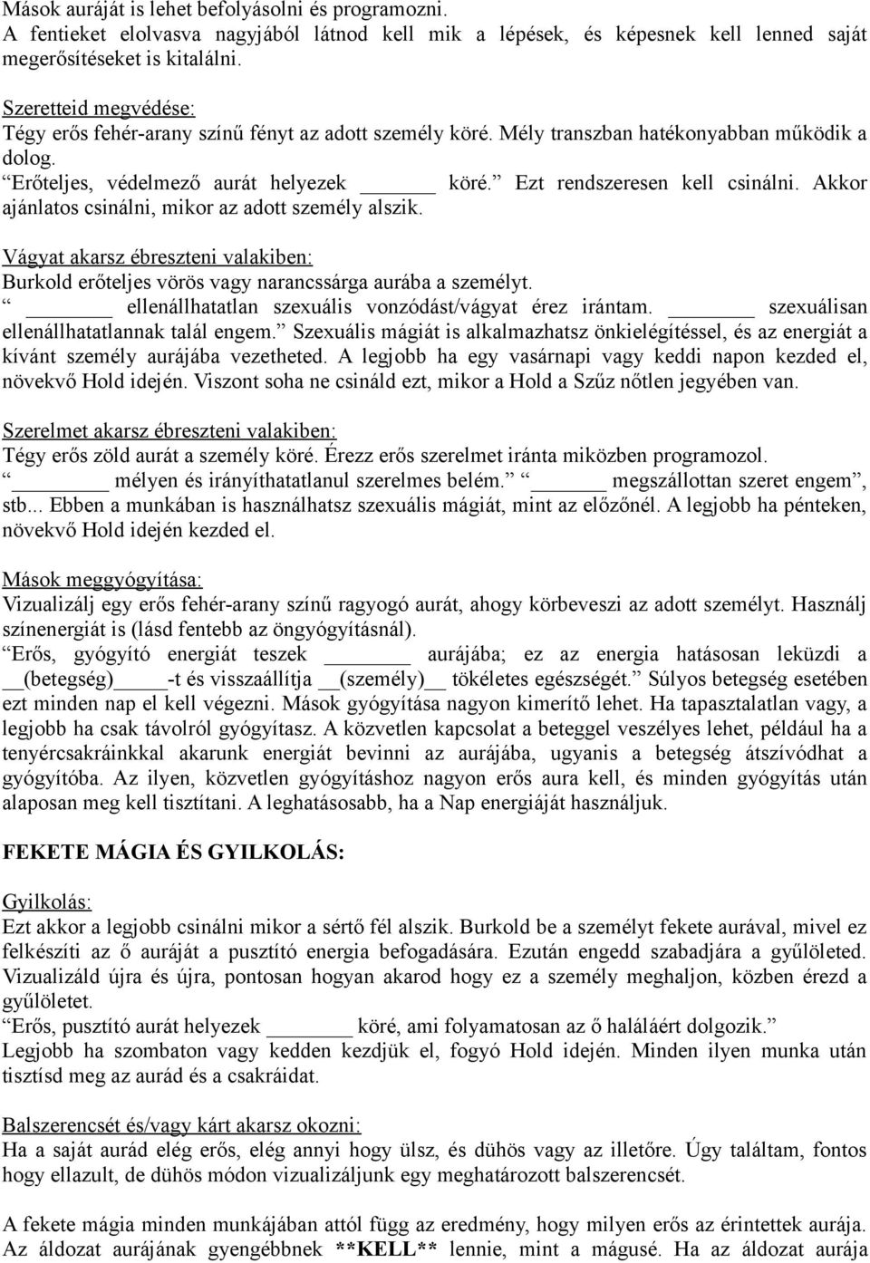 fekete mágia szex varázslat Fülöp-szigetek leszbikus szex