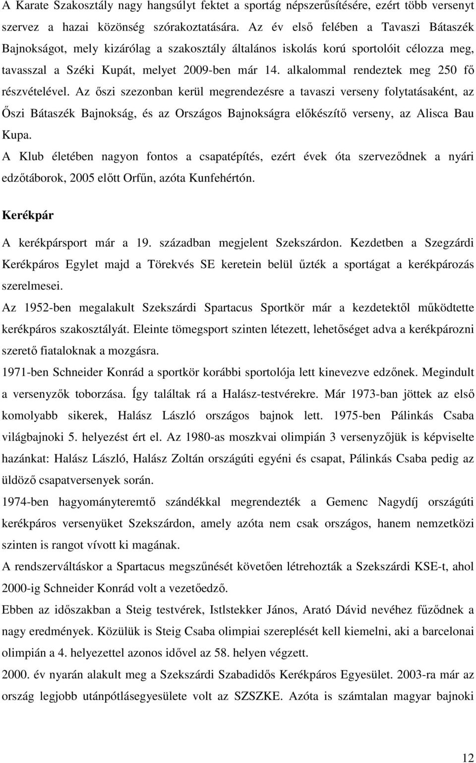 A Szekszárd-tolnai kistérség sportstratégiája - PDF Free Download