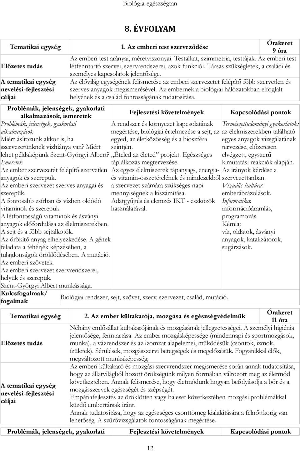A sejt és a főbb sejtalkotók. Az örökítő anyag elhelyezkedése. A gének feladata a fehérjék képzésében, a tulajdonságok öröklődésében. A mutáció. Az emberi szövetek.