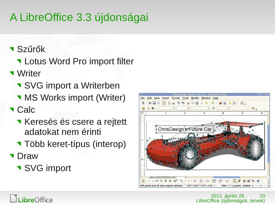 Writer SVG import a Writerben MS Works import (Writer)
