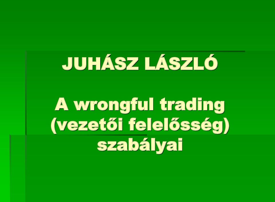 trading
