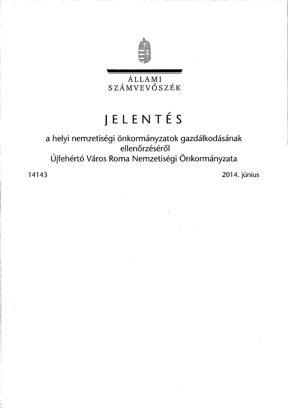 gazdálkodásának ellenőrzéséről / 00