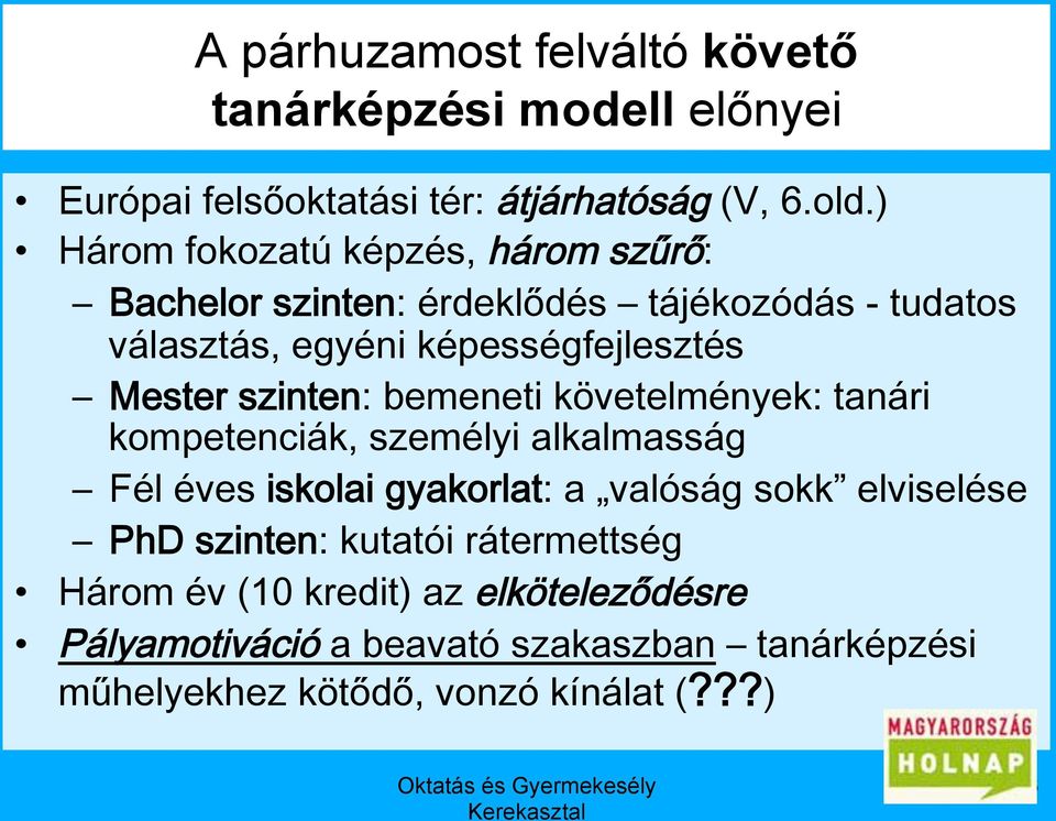 tanárképzési