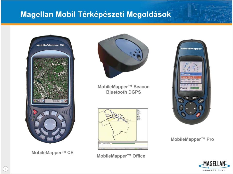 Bluetooth DGPS MobileMapper Pro