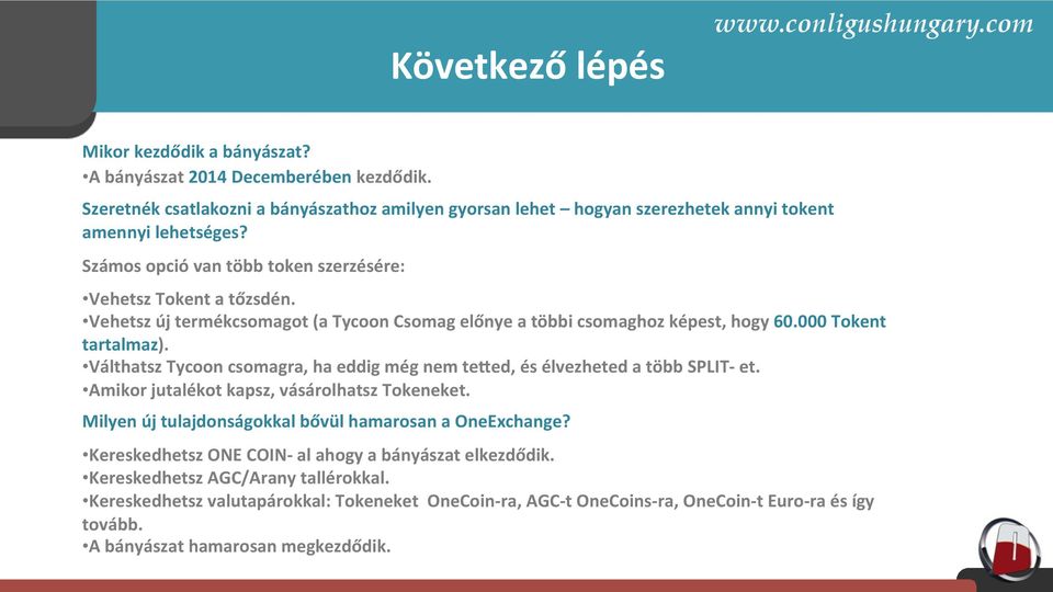 Válthatsz Tycoon csomagra, ha eddig még nem tered, és élvezheted a több SPLIT- et. Amikor jutalékot kapsz, vásárolhatsz Tokeneket. Milyen új tulajdonságokkal bővül hamarosan a OneExchange?
