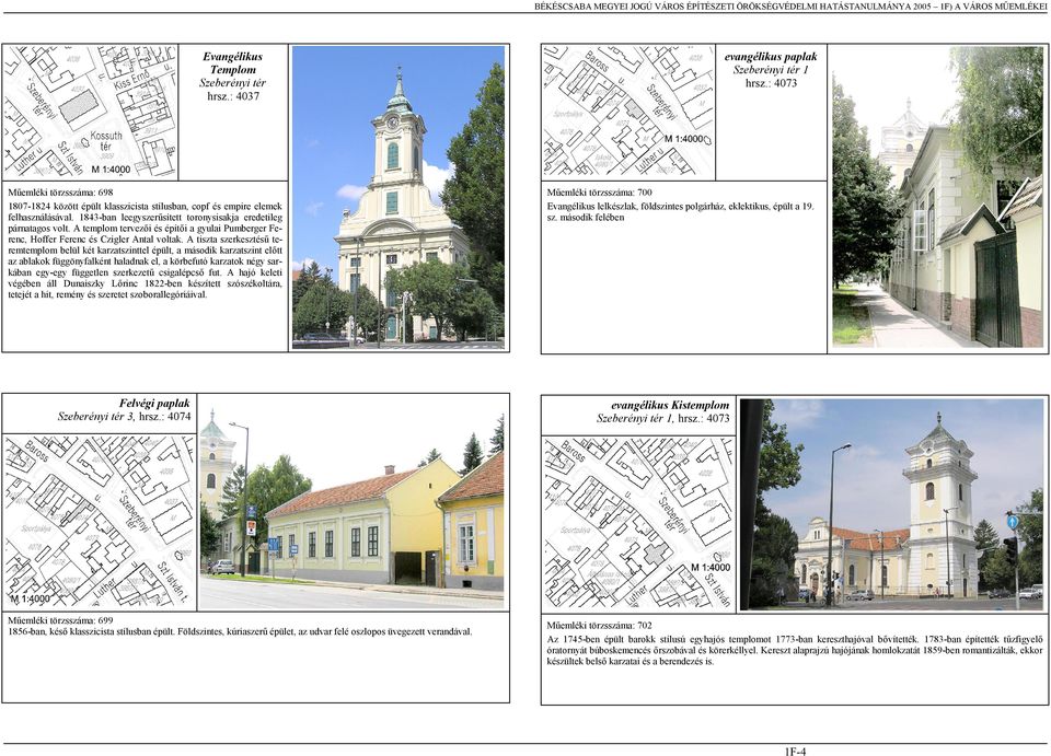 A tiszta szerkesztésű teremtemplom belül két karzatszinttel épült, a második karzatszint előtt az ablakok függönyfalként haladnak el, a körbefutó karzatok négy sarkában egy-egy független szerkezetű