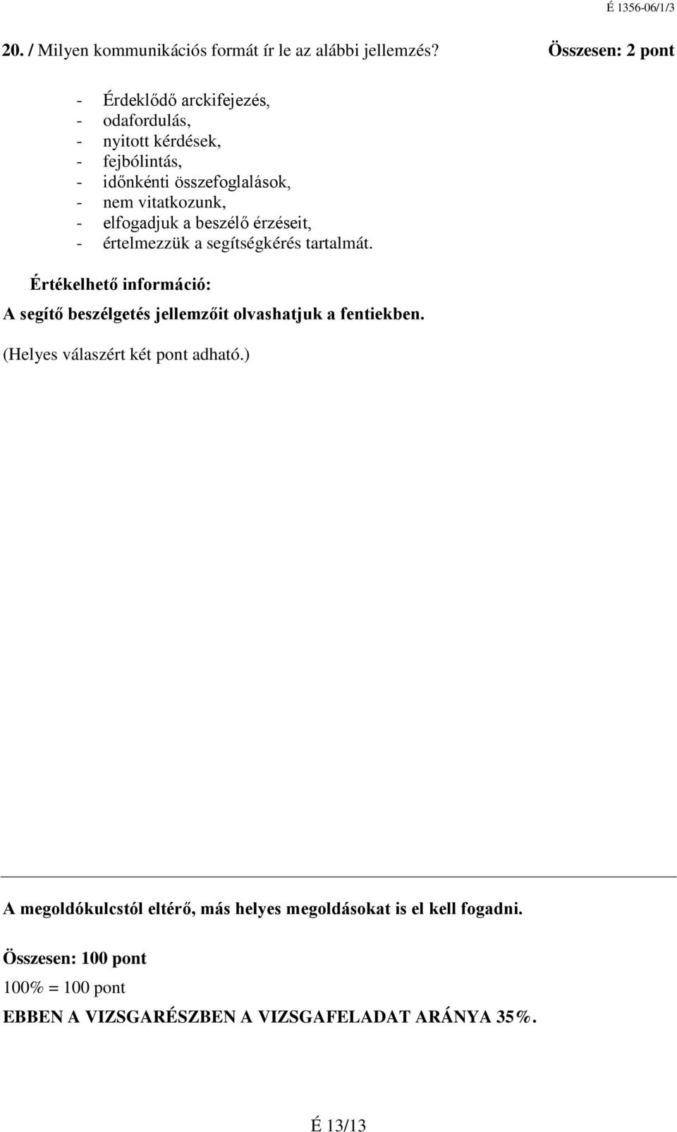 vitatkozunk, - elfogadjuk a beszélő érzéseit, - értelmezzük a segítségkérés tartalmát.