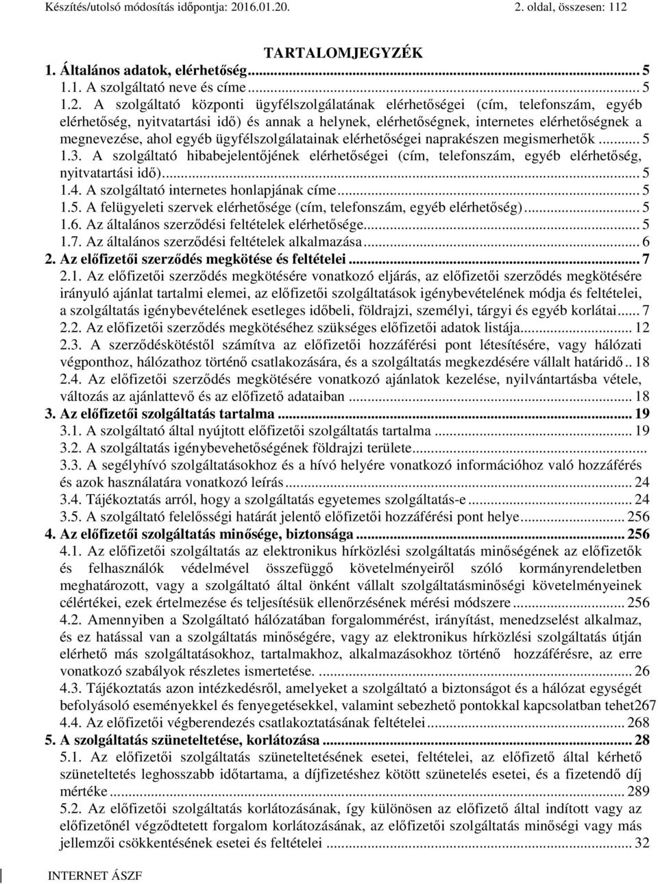 UNIPORT Zrt. Általános Szerződési Feltételek internet elérési  szolgáltatáshoz - PDF Ingyenes letöltés
