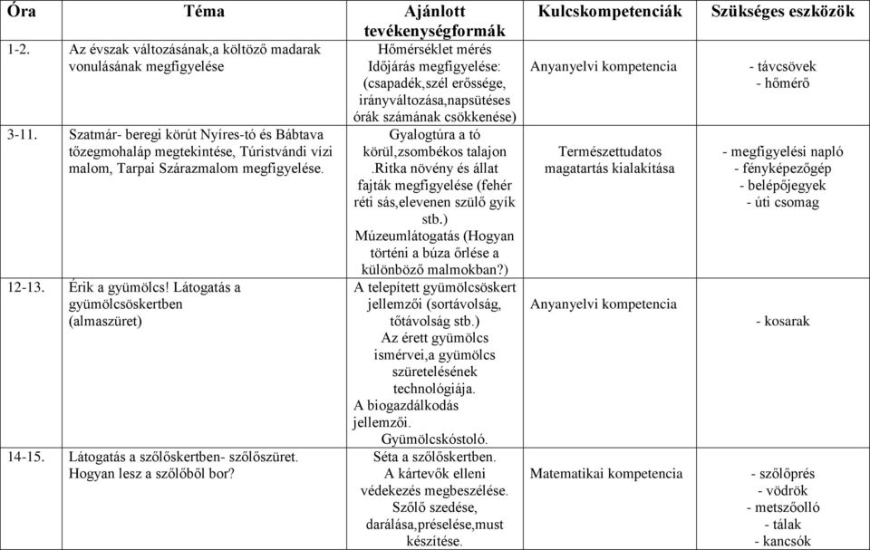 Látogatás a szőlőskertben- szőlőszüret. Hogyan lesz a szőlőből bor?