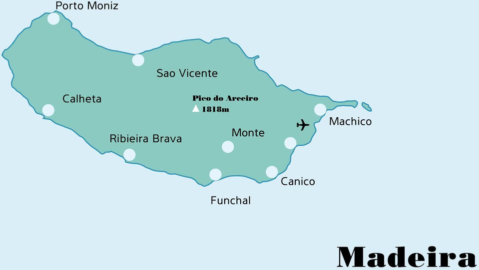 Pico do Areeiro 1818m