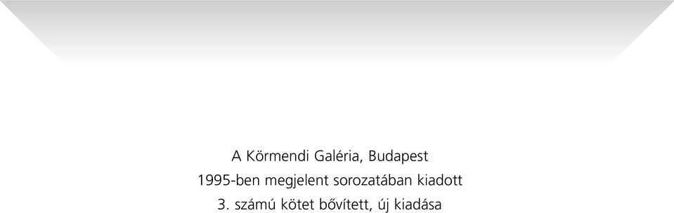 megjelent sorozatában