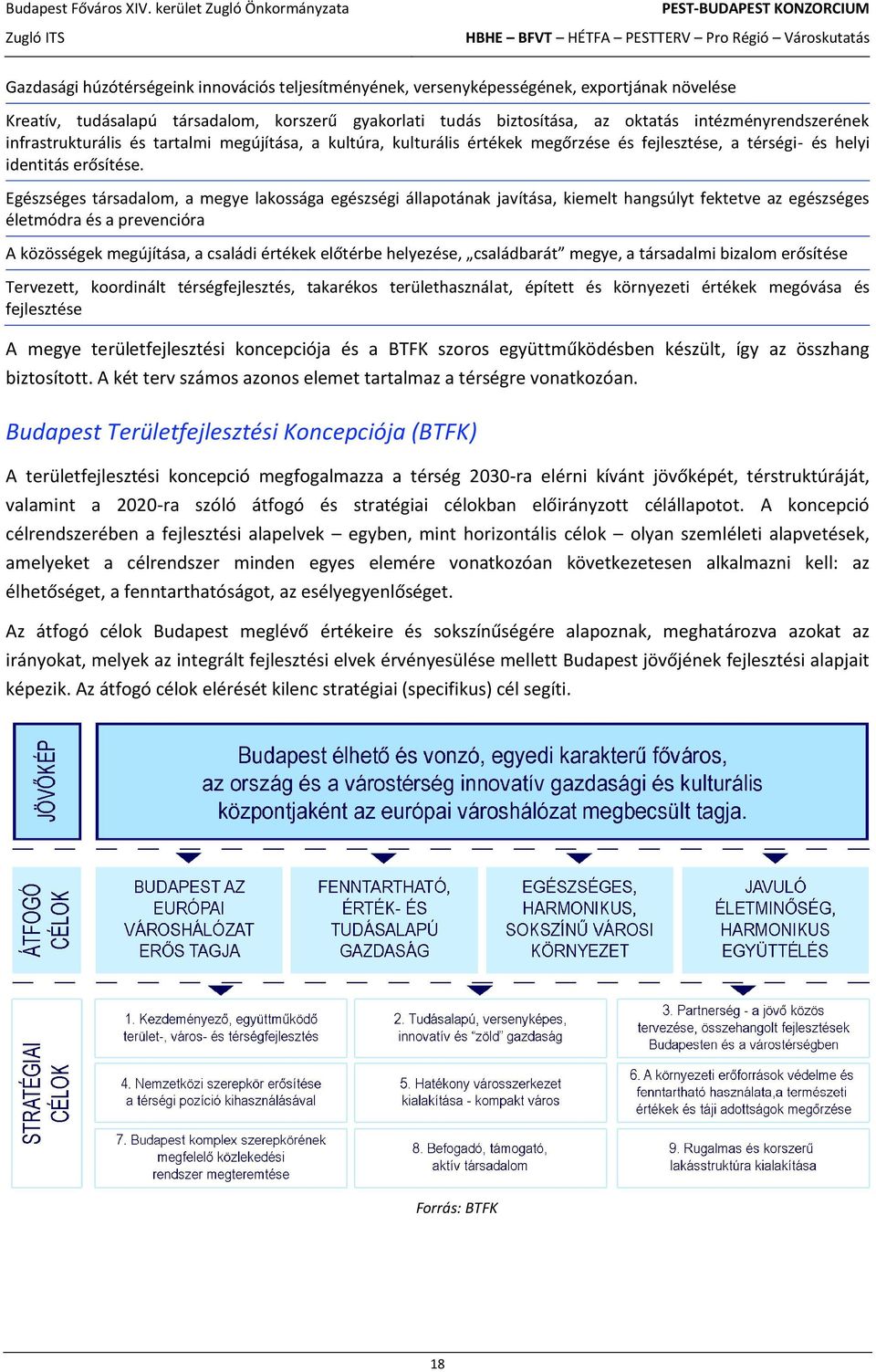 gyakorlati tudás biztosítása, az oktatás intézményrendszerének infrastrukturális és tartalmi megújítása, a kultúra, kulturális értékek megőrzése és fejlesztése, a térségi- és helyi identitás