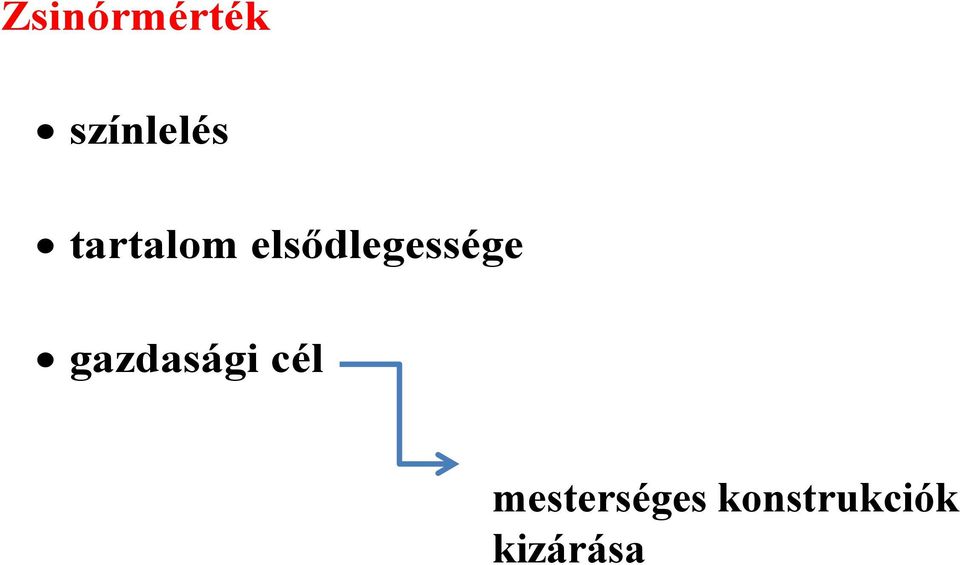 gazdasági cél