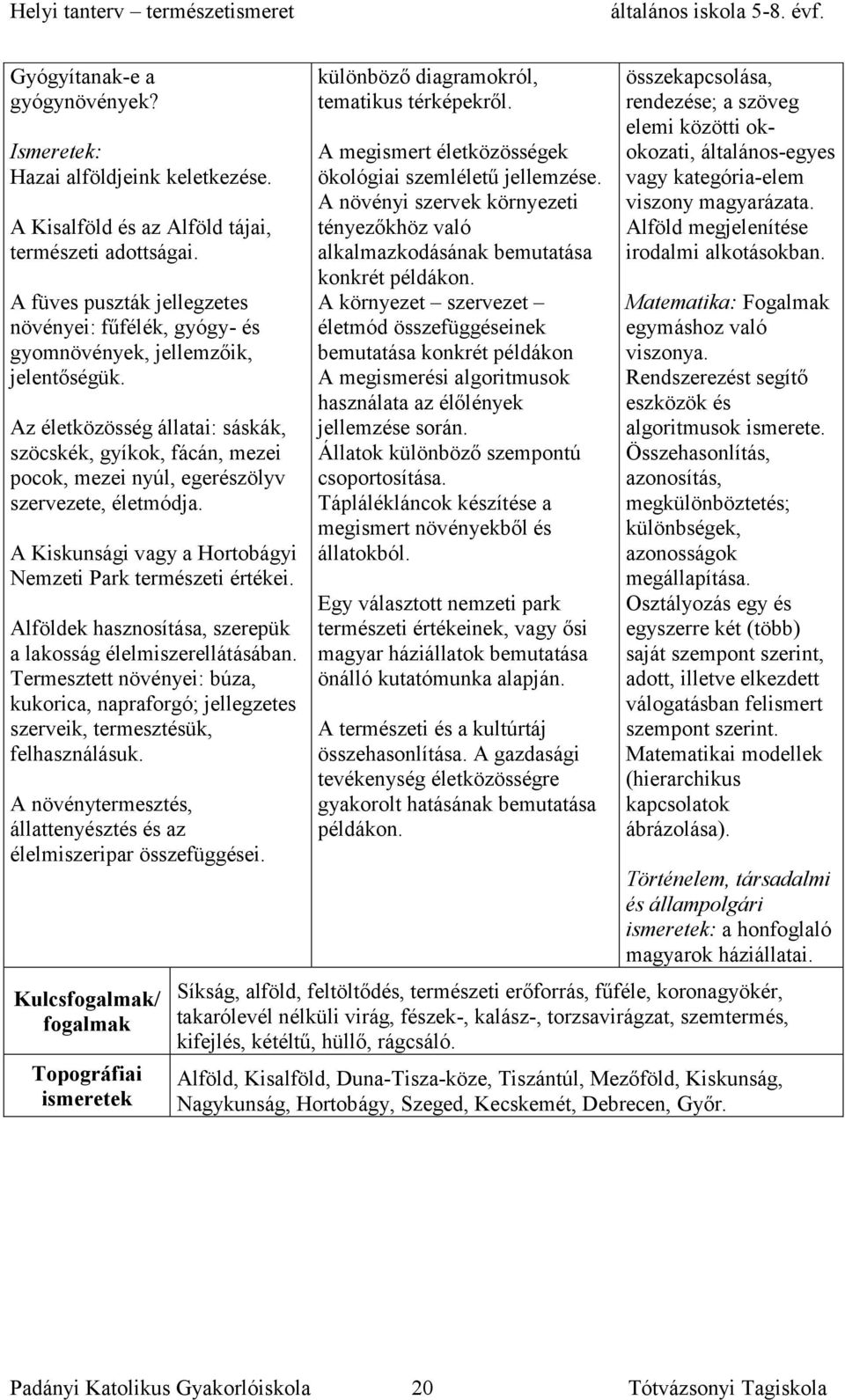 Az életközösség állatai: sáskák, szöcskék, gyíkok, fácán, mezei pocok, mezei nyúl, egerészölyv szervezete, életmódja. A Kiskunsági vagy a Hortobágyi Nemzeti Park természeti értékei.