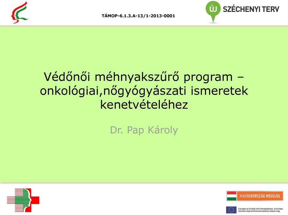 méhnyakszűrő program