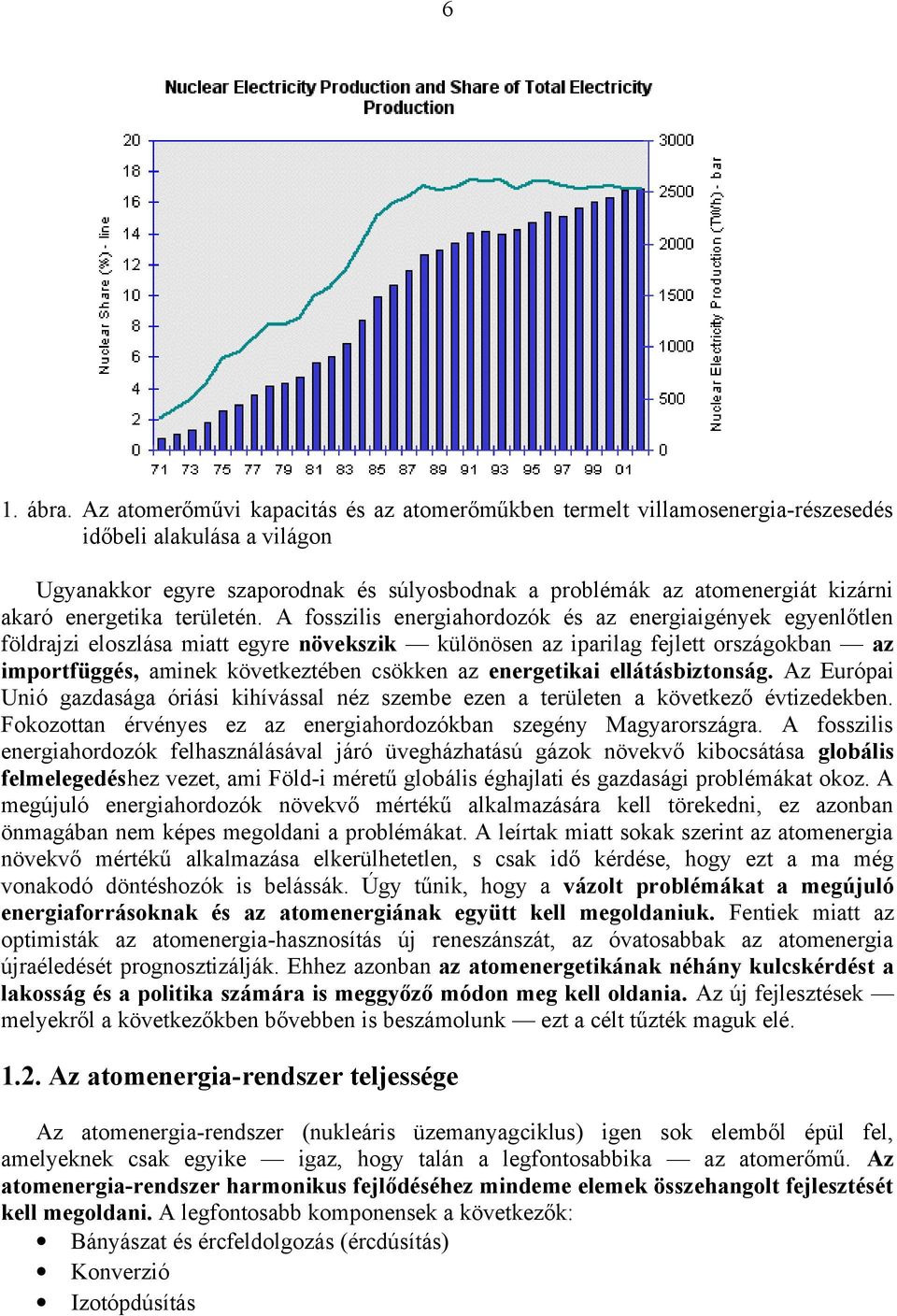 energetika területén.