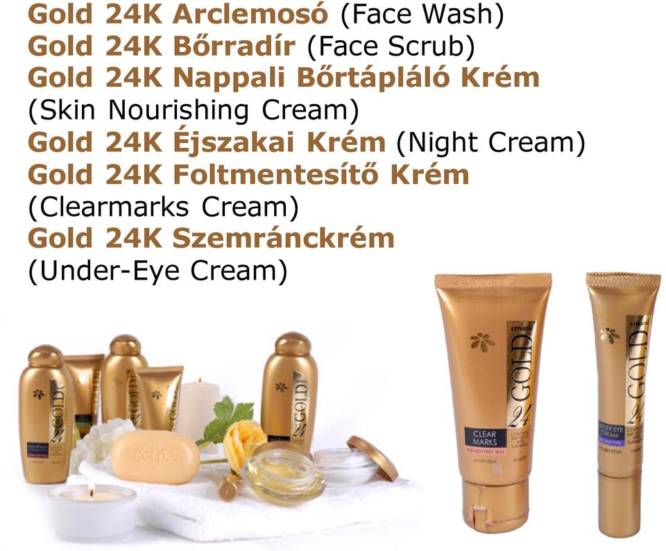 Cream) Gold 24K Éjszakai Krém (Night Cream) Gold 24K