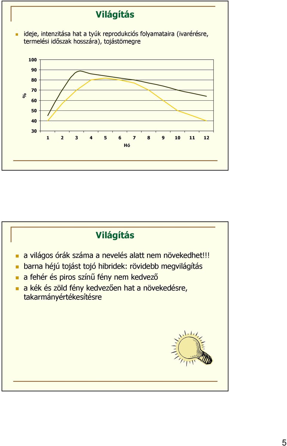 órák száma a nevelés alatt nem növekedhet!