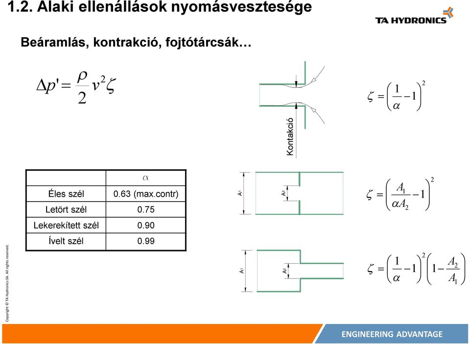 CSŐHÁLÓZAT MÉRETEZÉSE, HIDRAULIKAI BESZABÁLYOZÁSI TERV - PDF Free Download