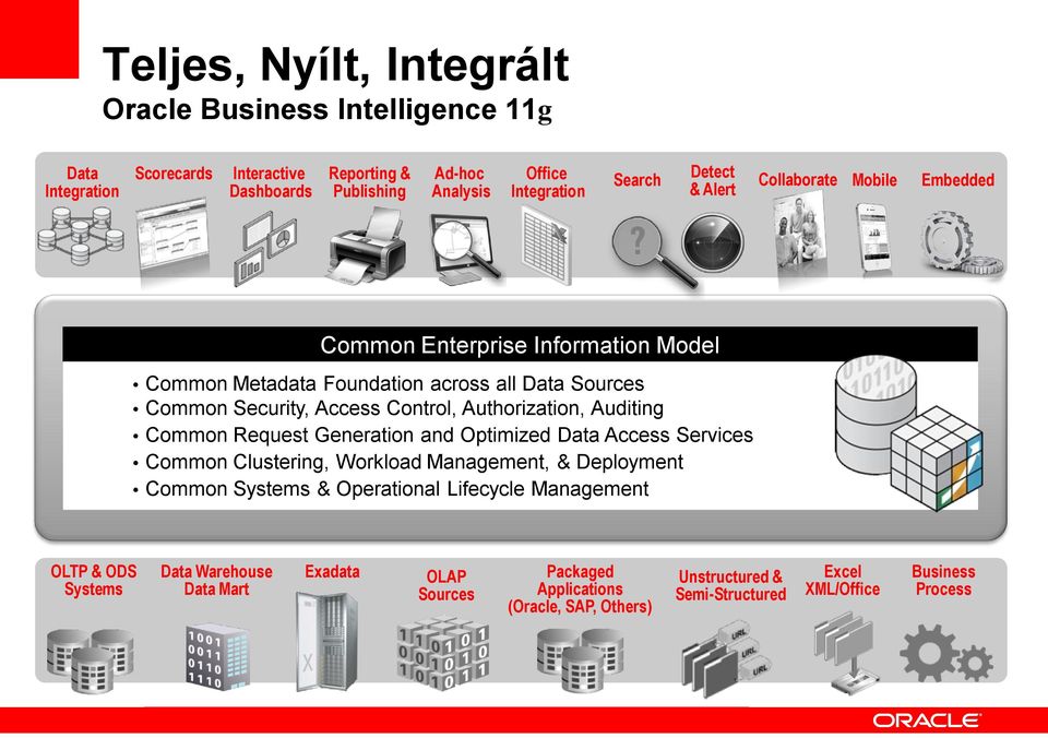 Authorization, Auditing Common Request Generation and Optimized Data Access Services Common Clustering, Workload Management, & Deployment Common Systems & Operational