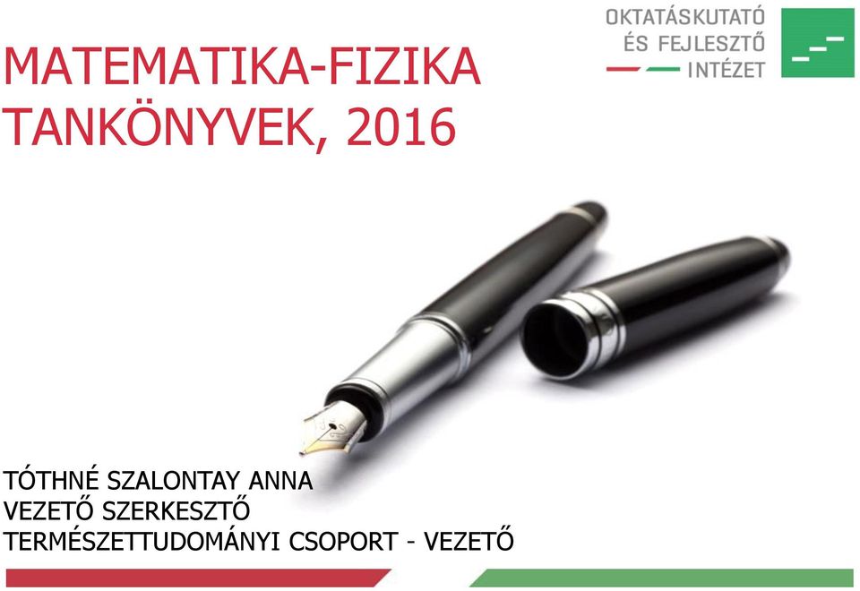 SZALONTAY ANNA VEZETŐ