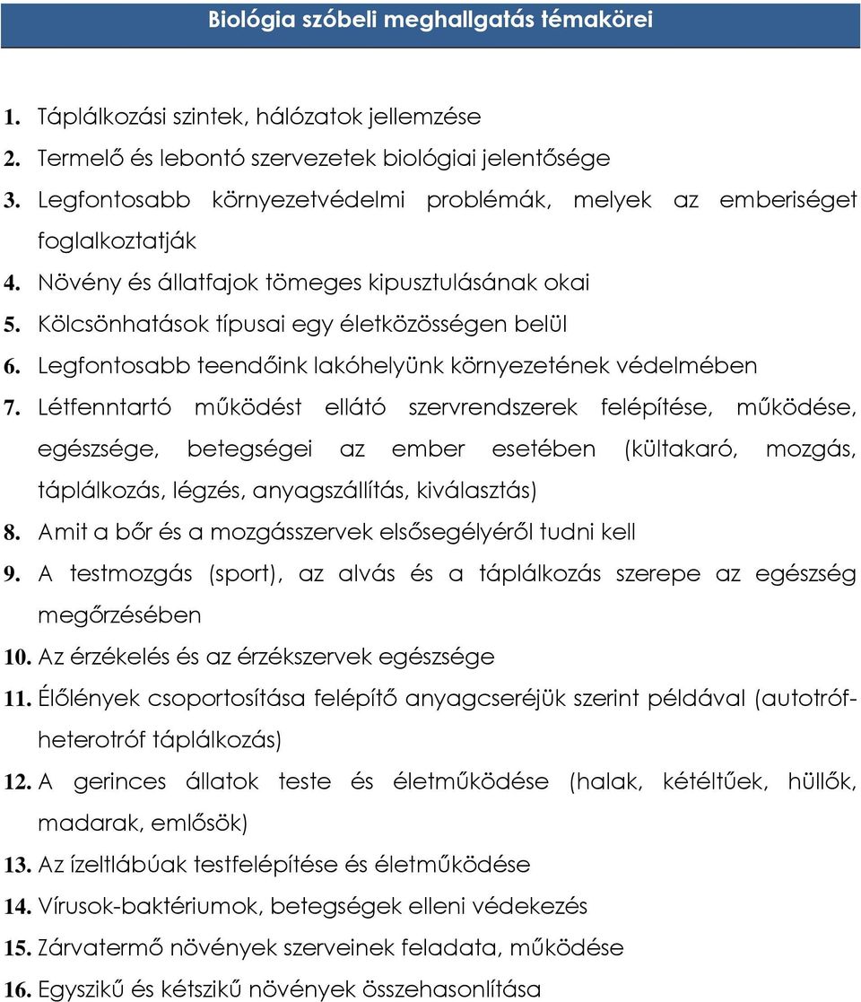 Legfontosabb teendőink lakóhelyünk környezetének védelmében 7.