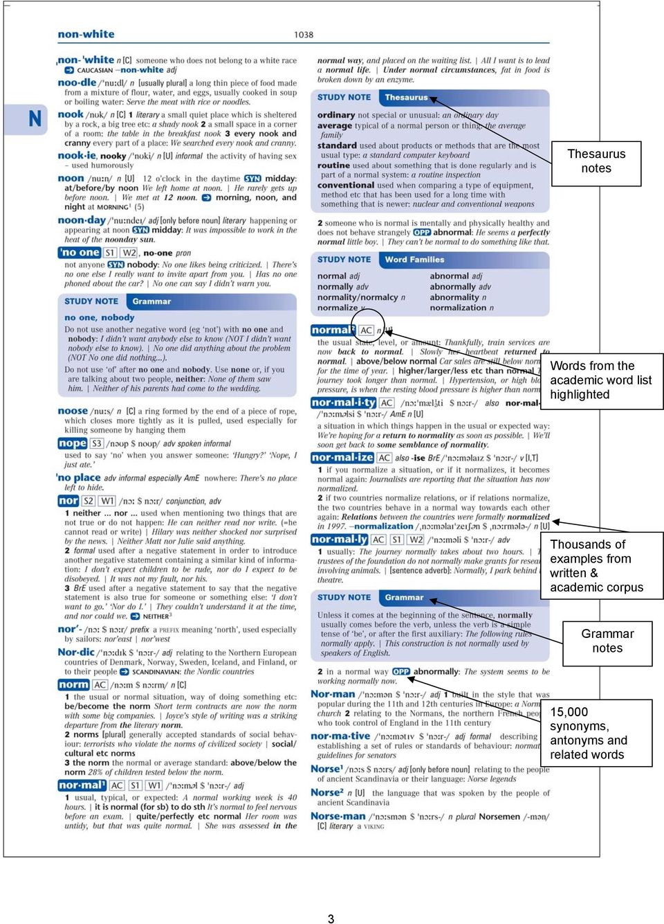 from written & academic corpus Grammar