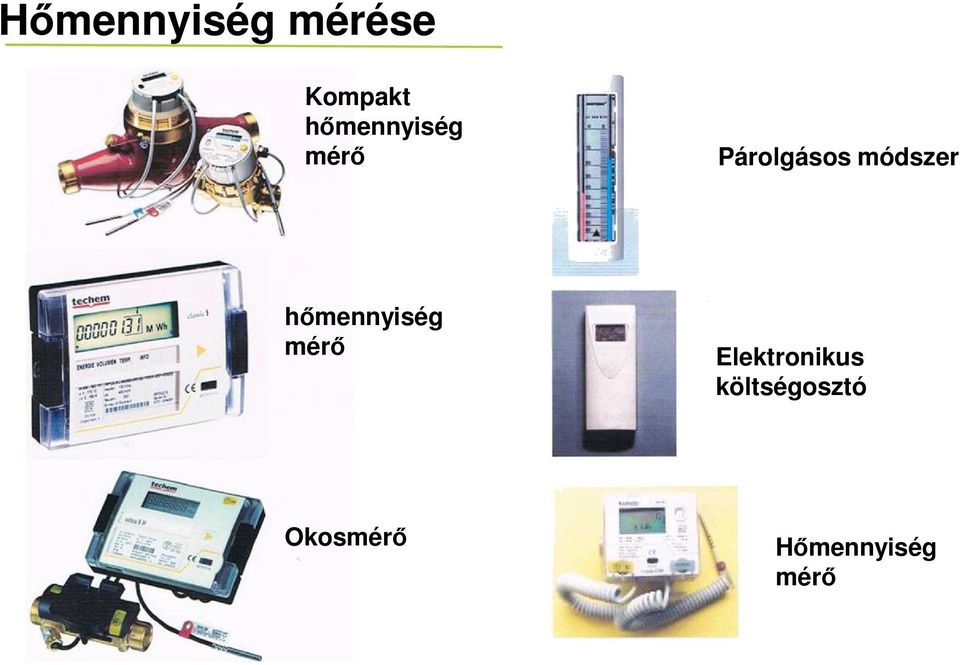 módszer hőmennyiség mérő