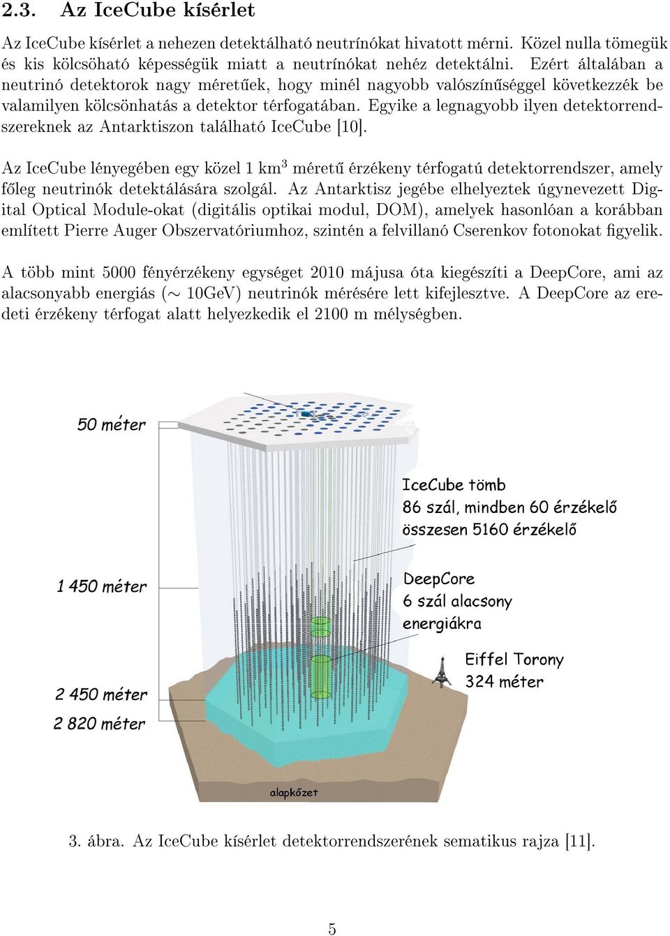 Egyike a legnagyobb ilyen detektorrendszereknek az Antarktiszon található IceCube [10].
