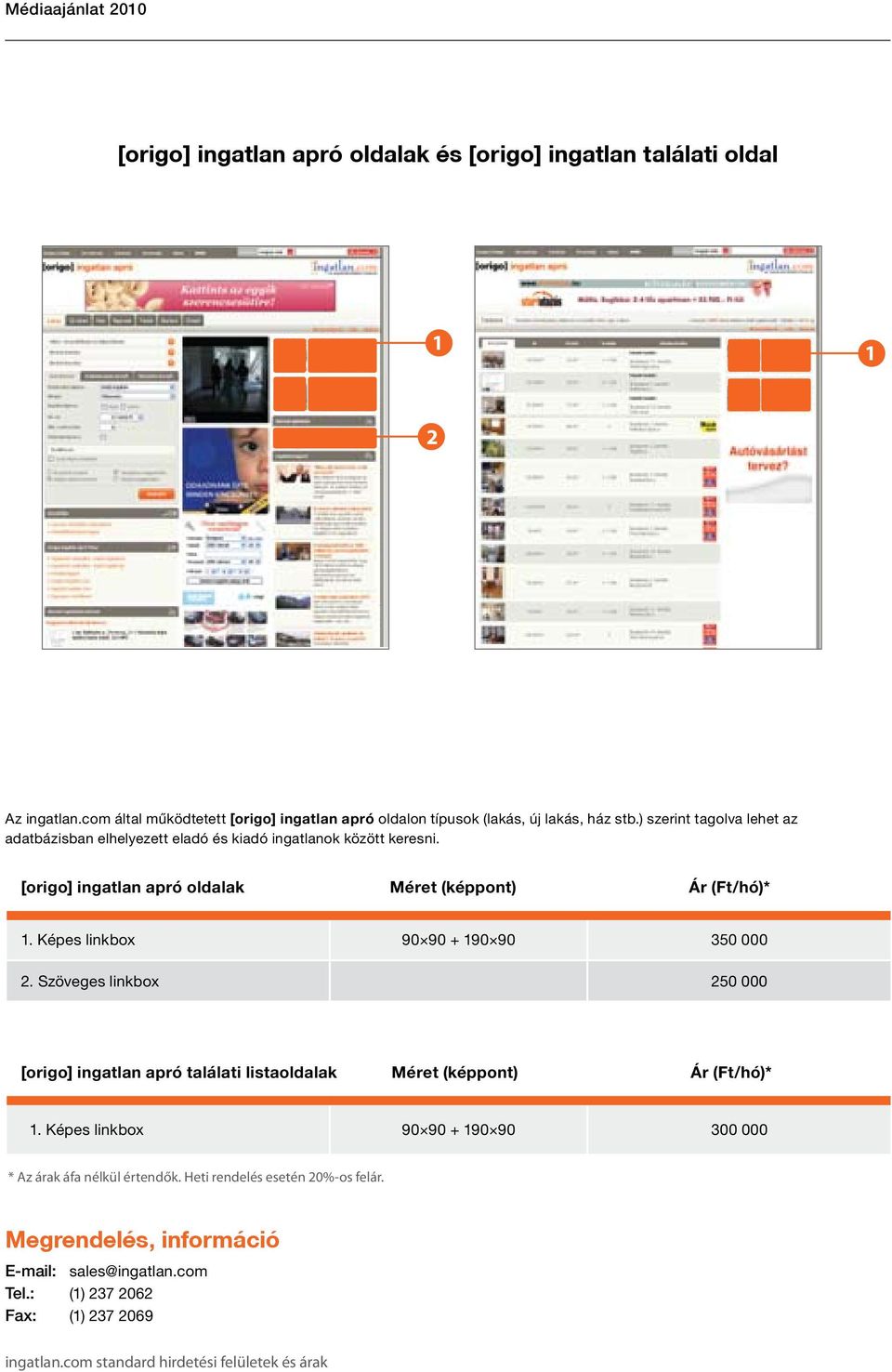 [origo] ingatlan apró oldalak Méret (képpont) Ár (Ft/hó)*. Képes linkbox 90 90 + 90 90 350 000 2.