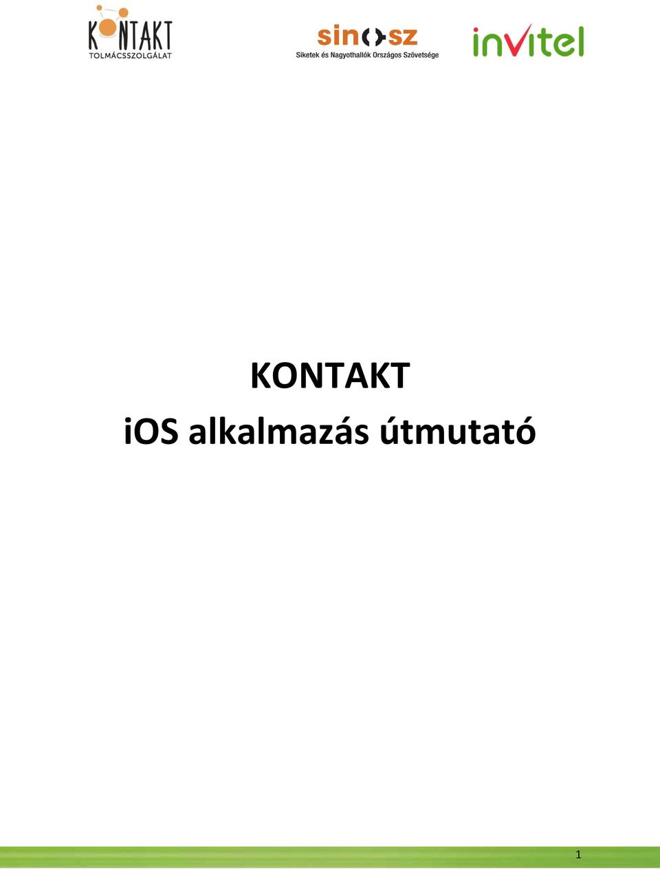 KONTAKT ios alkalmazás útmutató - PDF Free Download