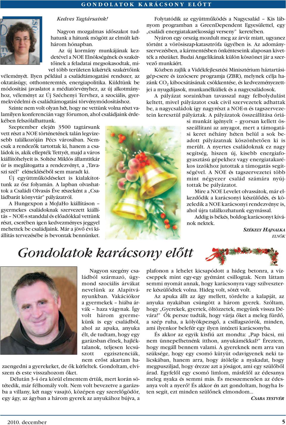 Ilyen pél dá ul a csa lád tá mo ga tá si rend szer, az ok ta tás ügy, ott hon te rem tés, ener gia po li ti ka.