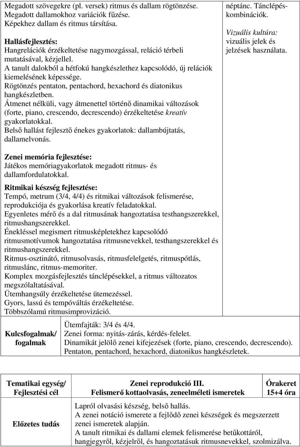 Rögtönzés pentaton, pentachord, hexachord és diatonikus hangkészletben.