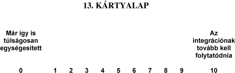 integrációnak tovább kell