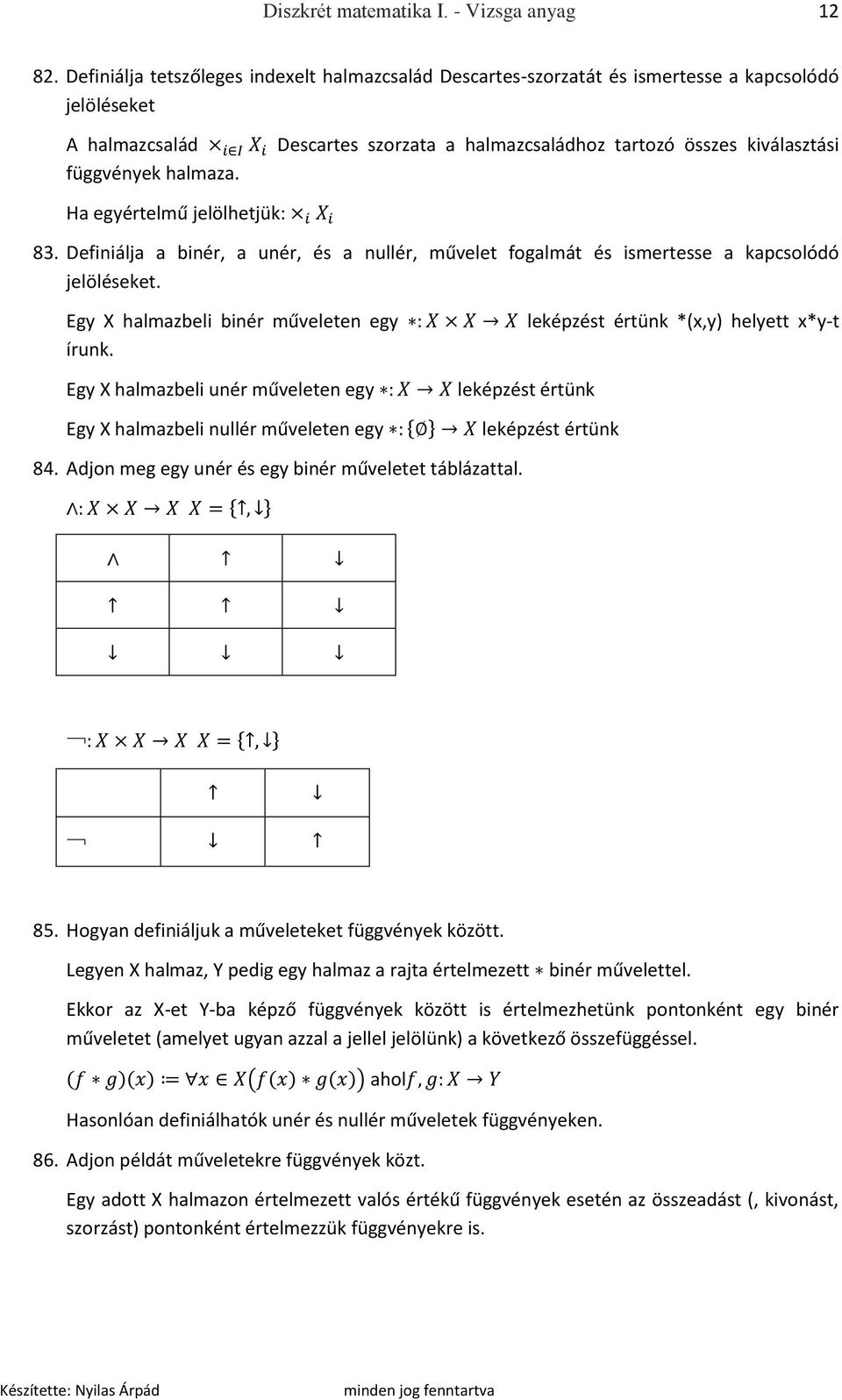 Diszkrét matematika I. - PDF Free Download