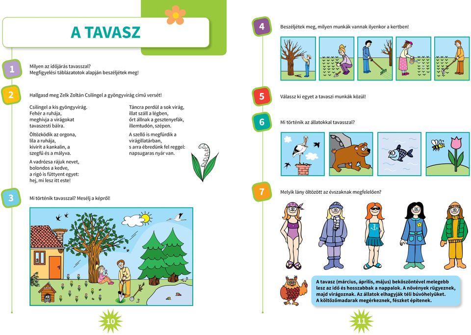 Öltözködik az orgona, lila a ruhája, kivirít a kankalin, a szegfű és a mályva. A szellő is megfürdik a virágillatárban, s arra ébredünk fel reggel: napsugaras nyár van.