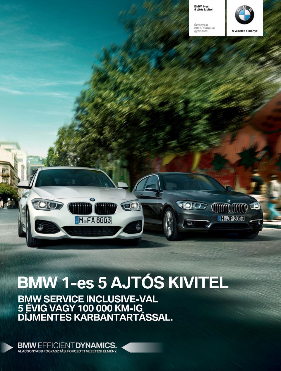 1-es 5 ajtós kivitel BMW SERVICE