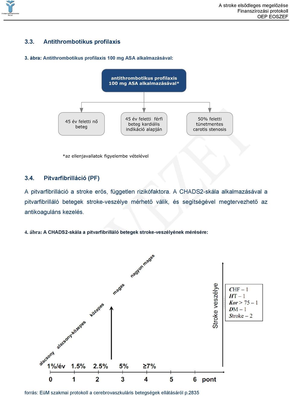 A CHADS2-skála alkalmazásával a pitvarfibrilláló betegek stroke-veszélye mérhető válik, és segítségével megtervezhető az