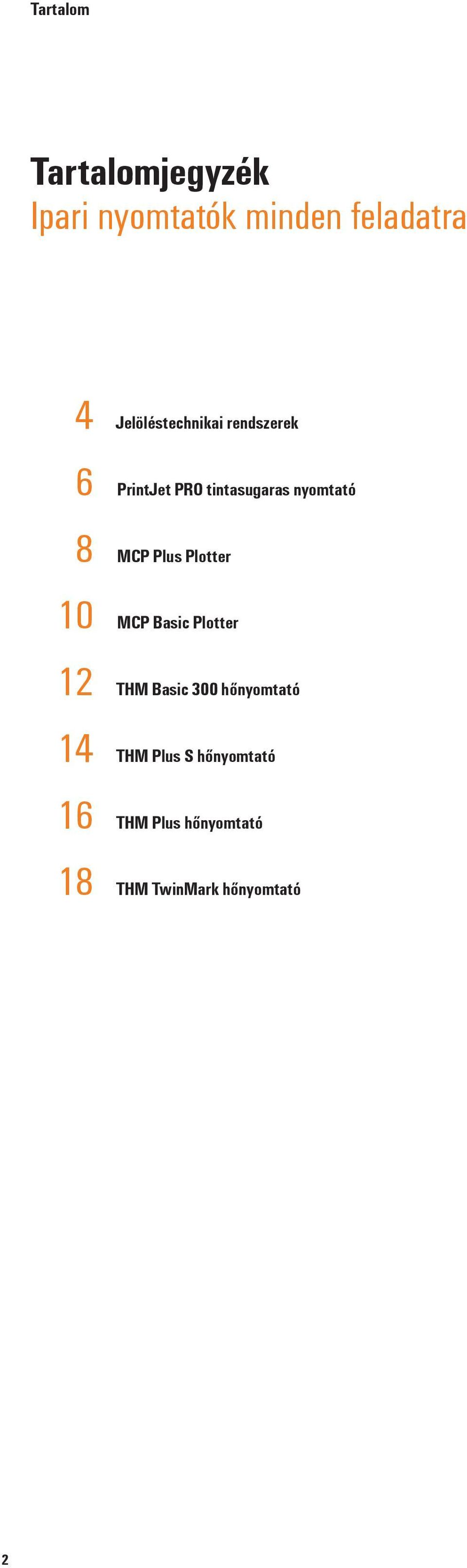 nyomtató MCP Plus Plotter MCP Basic Plotter THM Basic 300