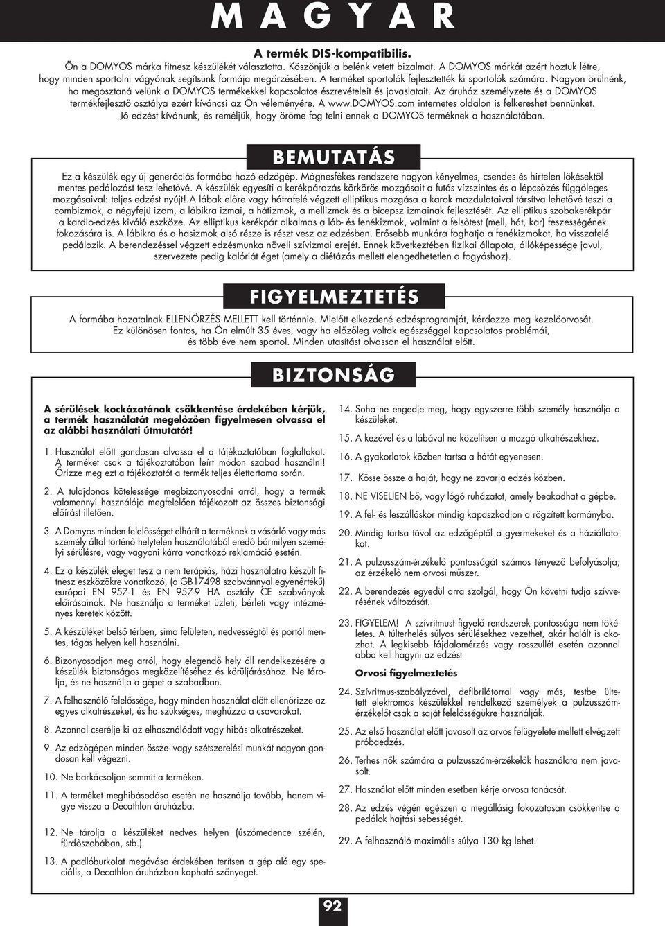 MAGYAR FIGYELMEZTETÉS BIZTONSÁG - PDF Free Download