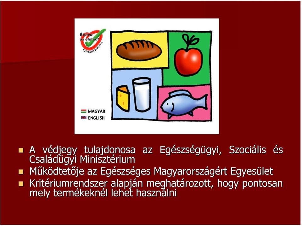 Magyarországért Egyesület Kritériumrendszer alapján
